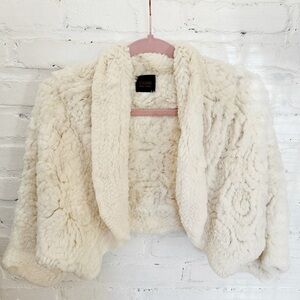 Women's Cream Teddy Jacket